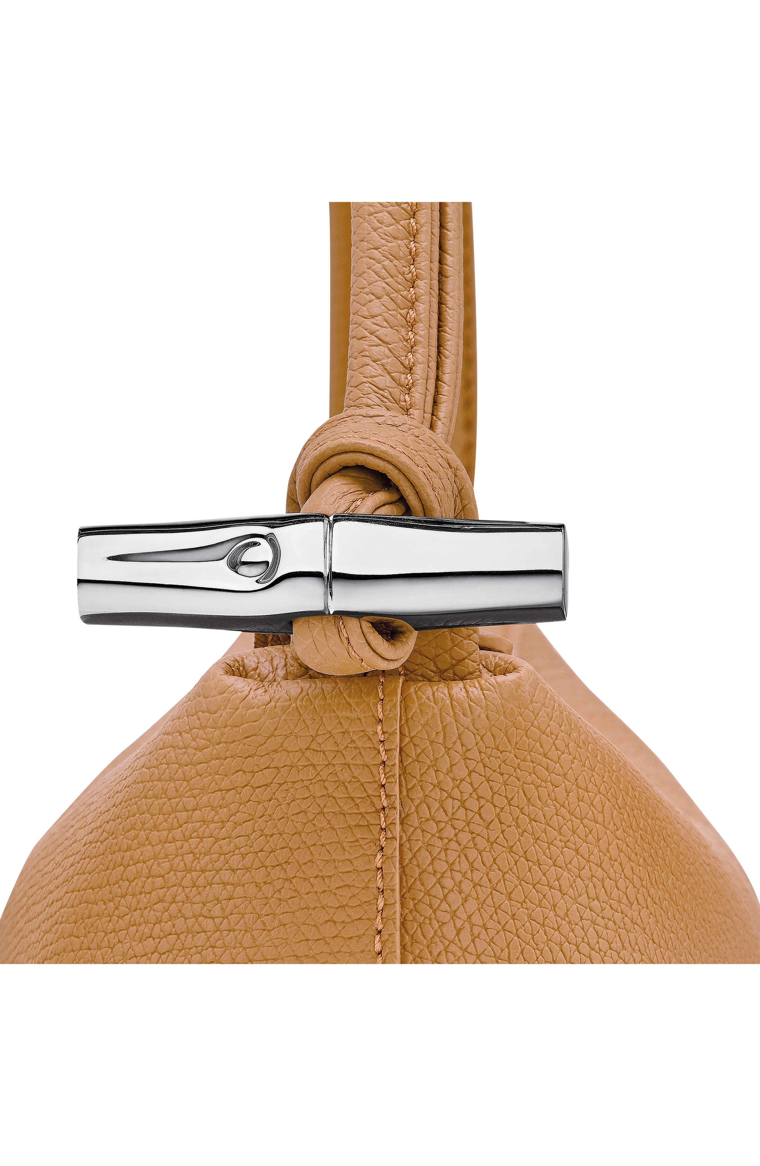 Le Roseau East/West Leather Shoulder Bag, Alternate, color, WALNUT