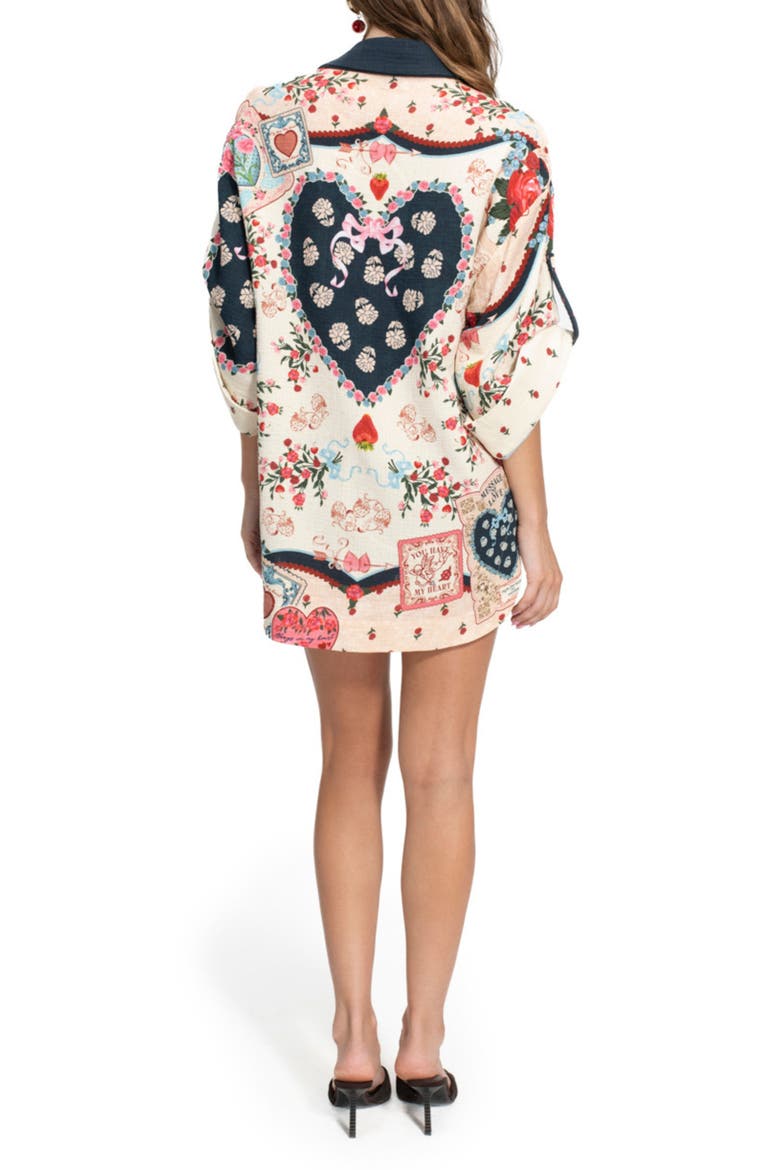 Chrissy Cherish Cover-Up Shirt, Alternate, color, WHITE