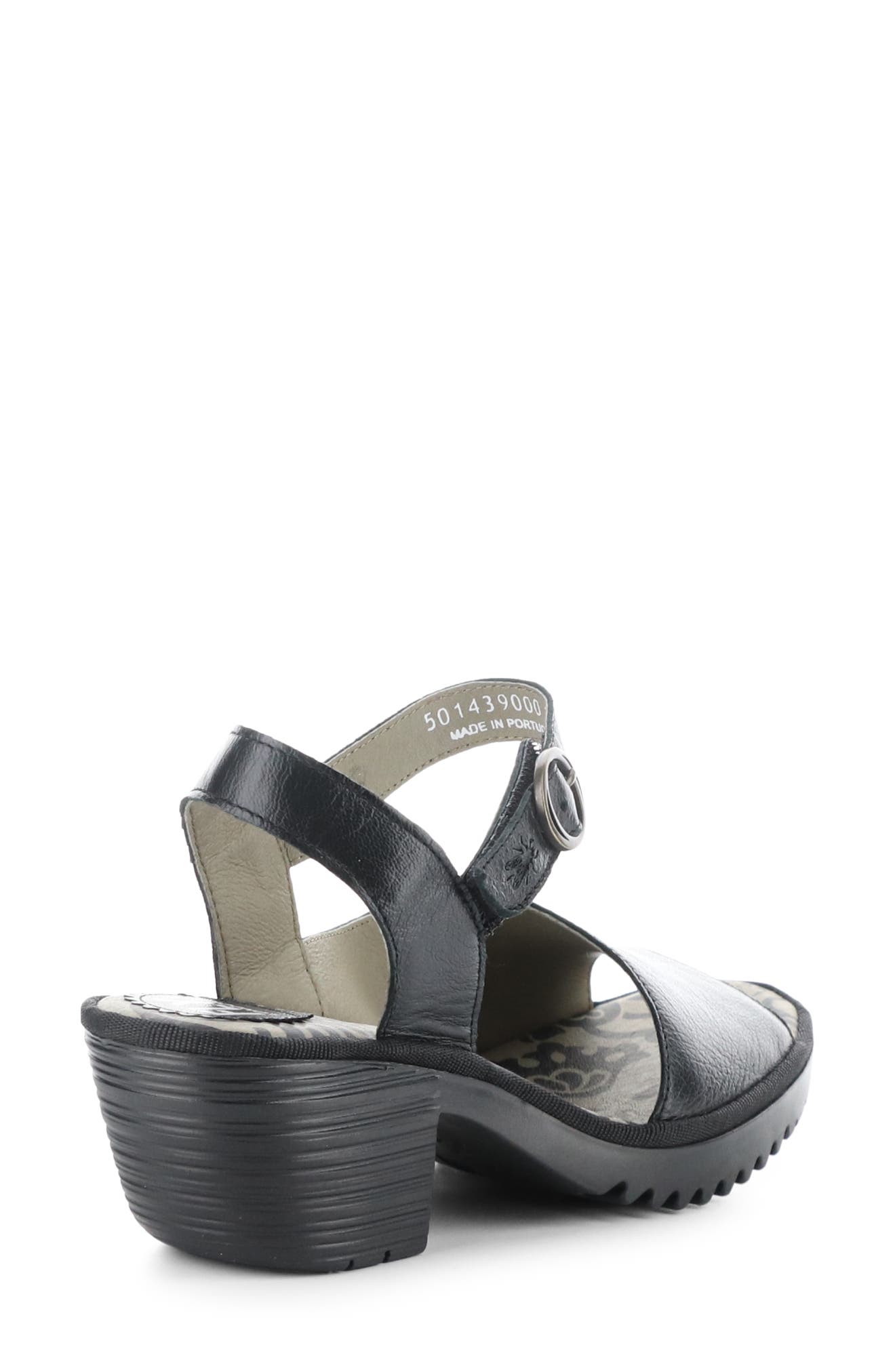 Fly London Wely Block Heel Asymmetric Sandal, Alternate, color, 