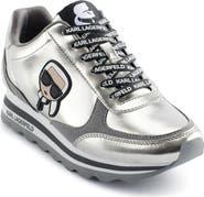 KARL LAGERFELD PARIS Meade Metallic Sneaker