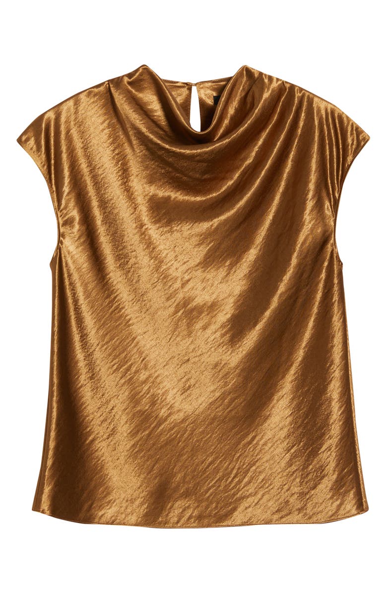 Rails Loretta Bias Cut Satin Top, Alternate, color, Ginger