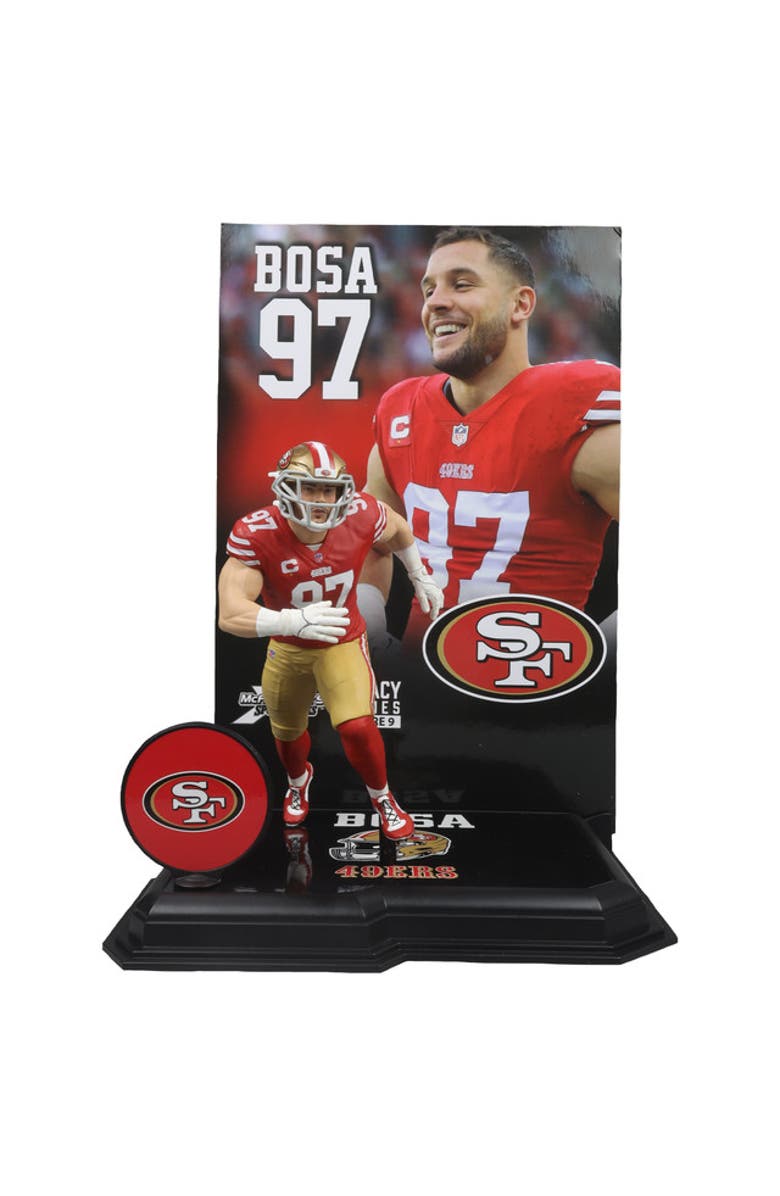 McFarlane Nick Bosa (San Francisco 49ers) NFL 7" Posed Figure McFarlane, Main, color, Multi-Color