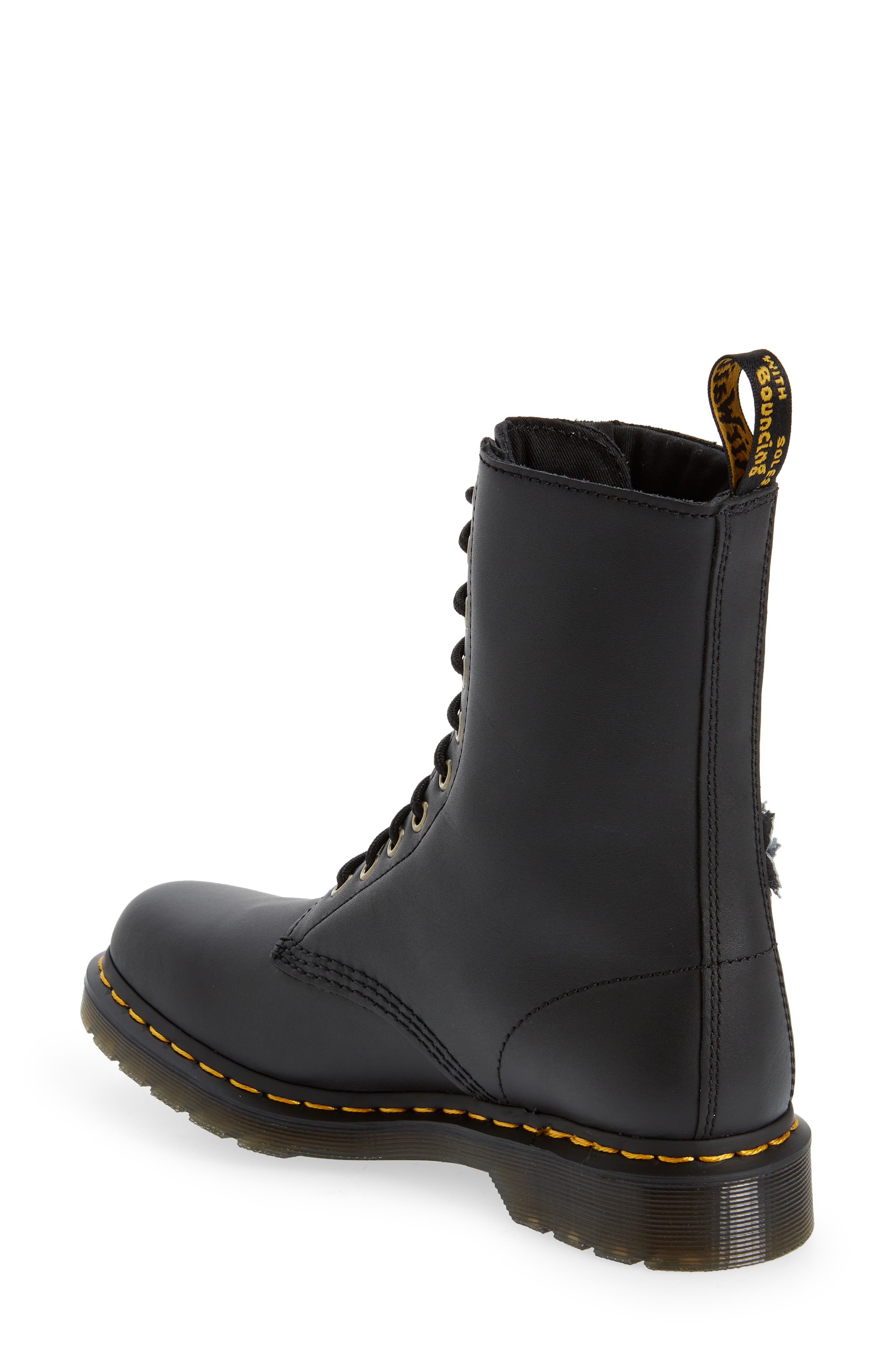 Dr. Martens 1490 Floral Bloom Combat Boot, Alternate, color, 