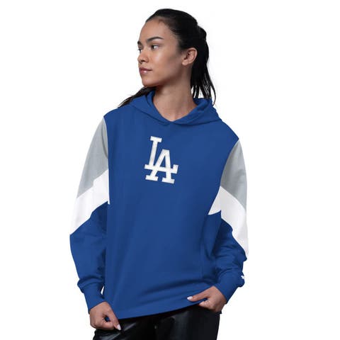 Women
s Starter  Royal Los Angeles Dodgers Scrimmage Pullover Hoodie