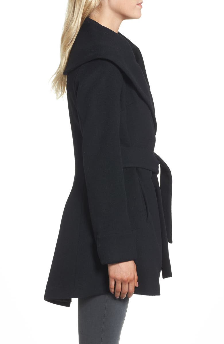 Trina Turk Ali Wrap Coat, Alternate, color, 