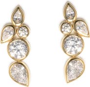 COMPLETEDWORKS Like Peas in a Pod Cubic Zirconia Stud Earrings