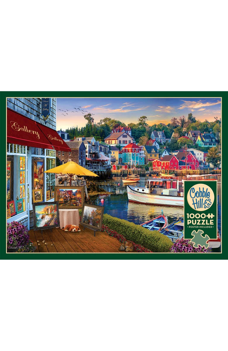 Cobble Hill Harbor Gallery 1000 Piece Puzzle, Alternate, color, Multicolored