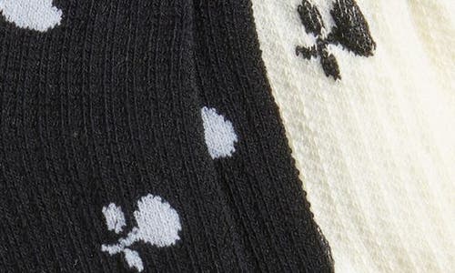 Stems 2-pack Textured Flora Ankle Socks