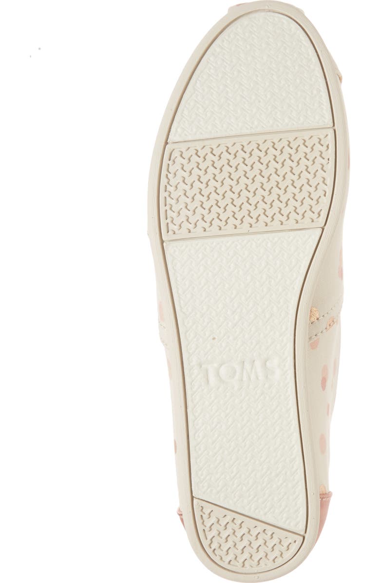 TOMS 'Classic - Metallic Burlap' Slip-On, Alternate, color,