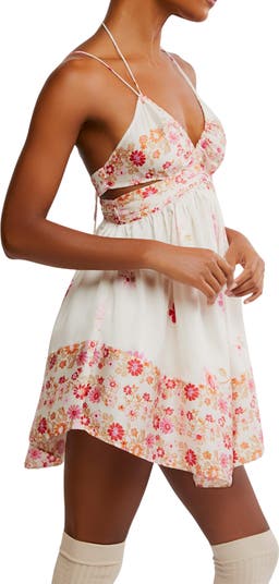 Oasis Placed Floral Mini Slipdres