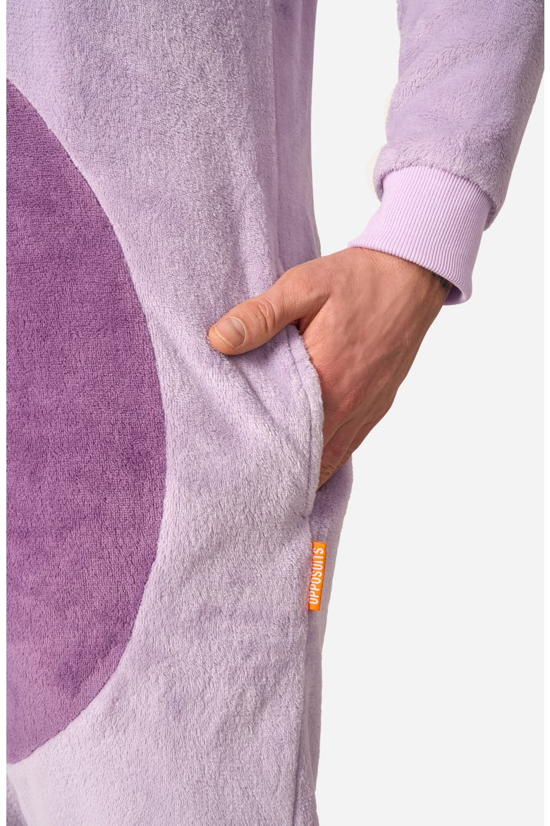 Pokémon Mewto Hooded Fleece Jumpsuit, Alternate, color, LAVENDER
