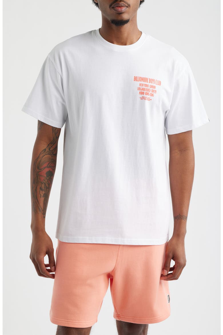 Outside Cotton Graphic T-Shirt, Main, color, WHITE