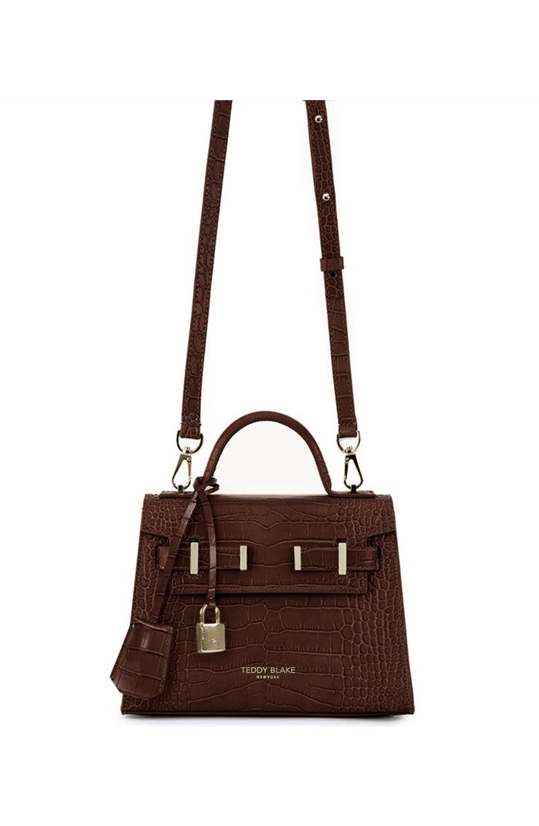 Teddy Blake Ava Croco 9", Alternate, color, Brown