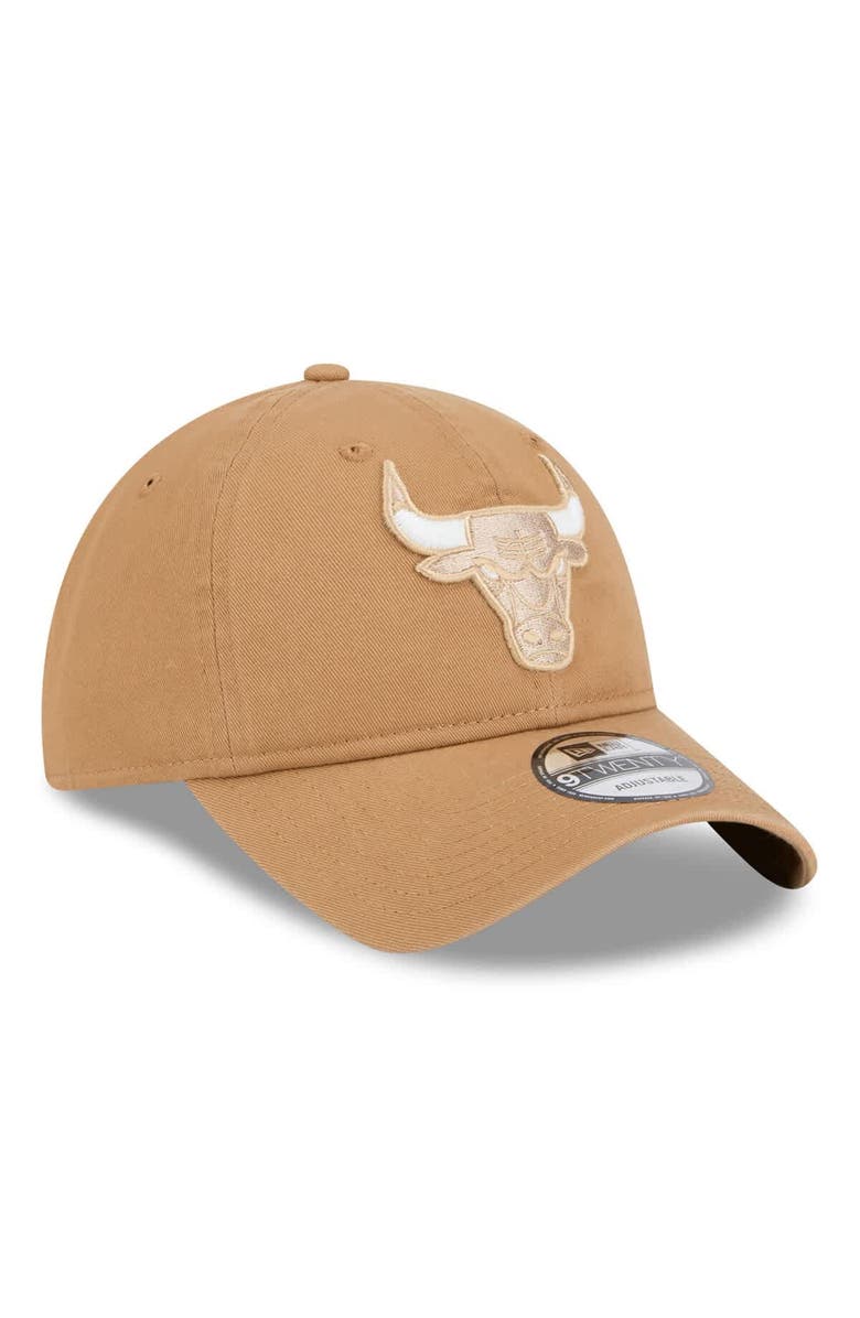 New Era Men's New Era  Tan Chicago Bulls 2024/25 City Edition 9TWENTY Adjustable Hat, Alternate, color, 