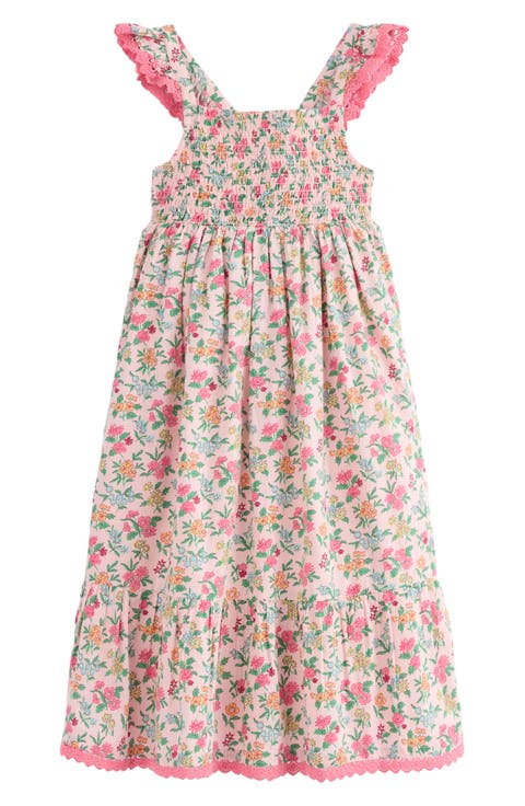 Luella Floral Cotton Tiered Sundress