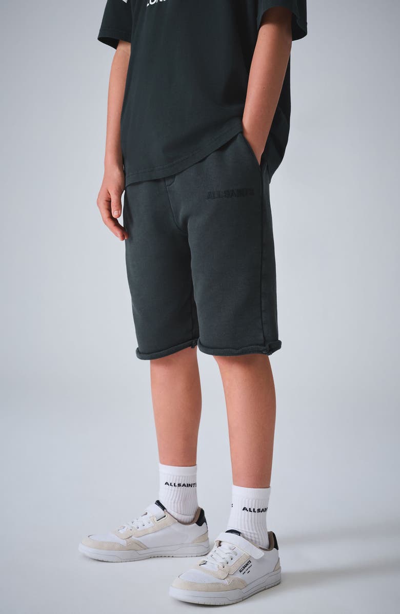 smALLSAINTS by ALLSAINTS Kids' Biggie Oversized Cotton Graphic T-Shirt & Shorts Set, Alternate, color, Black