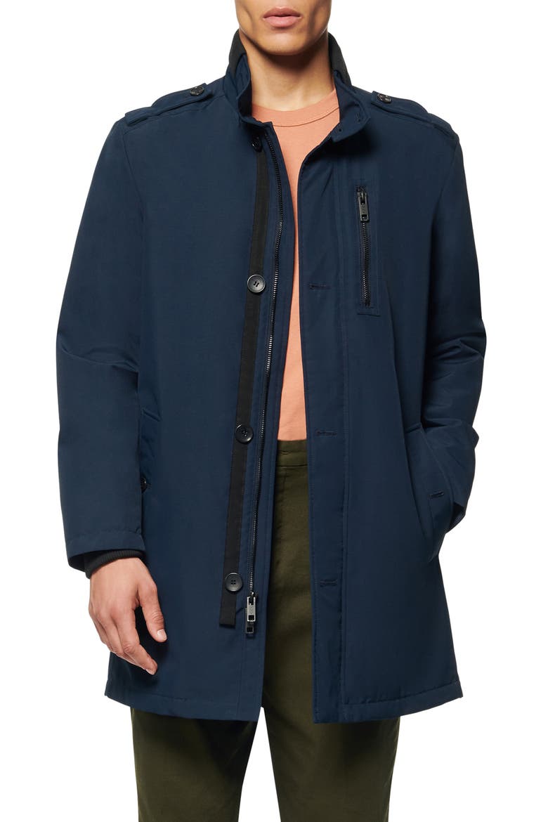 Cullen Oxford Car Coat, Main, color, NAVY