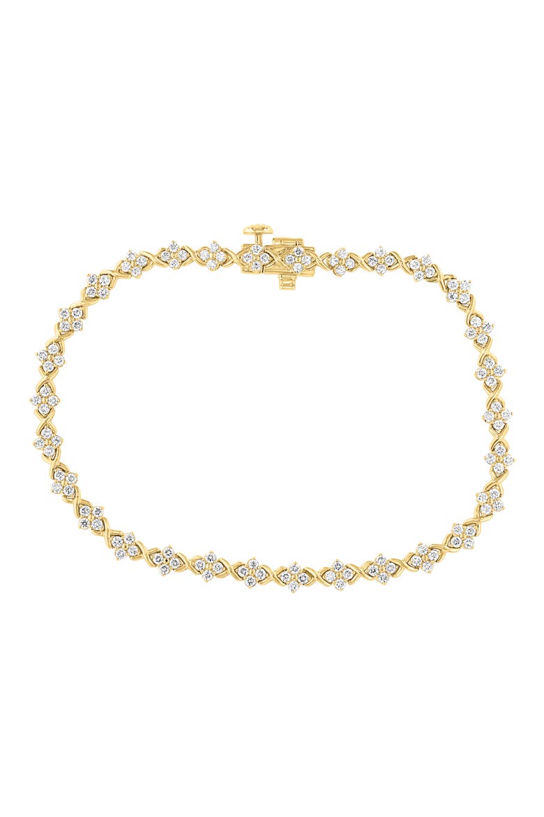 Lab-Grown Diamond Chain Bracelet, Main, color, GOLD