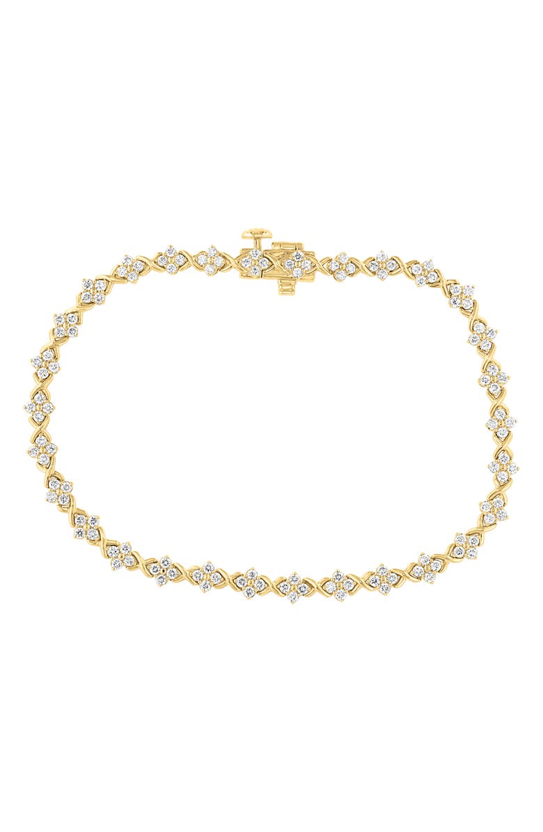 EFFY Lab-Grown Diamond Chain Bracelet, Main, color, Gold