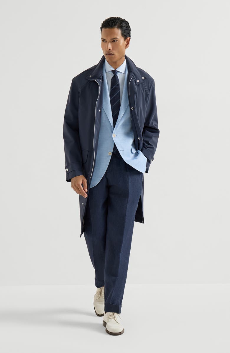 Brunello Cucinelli Tailor fit trousers, Alternate, color, Blue