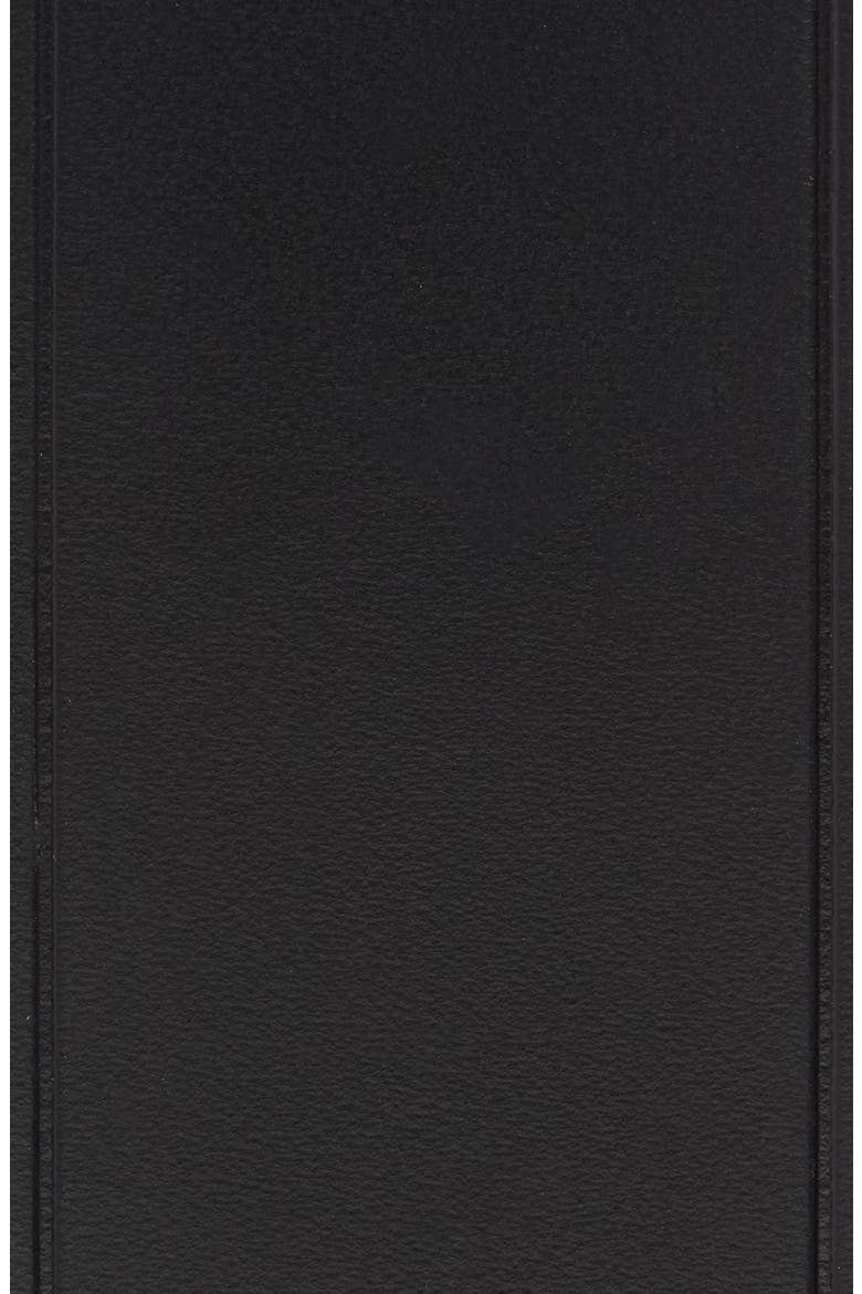 BB Logo Buckle Leather Belt, Alternate, color, 1000 BLACK
