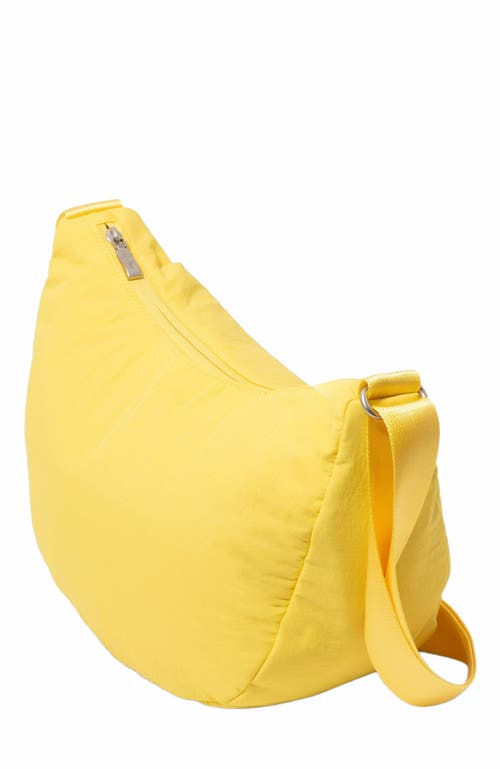 Baggallini Swift Crescent Crossbody In B-lite Lemon