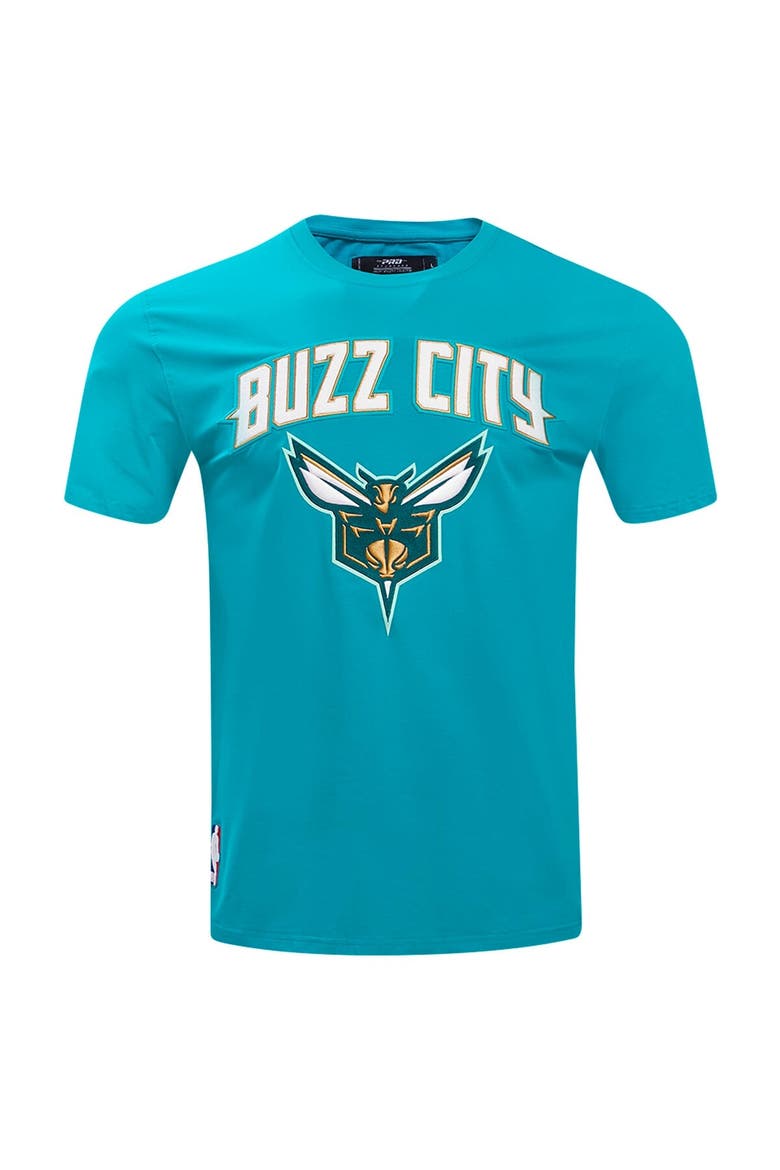Men's Pro Standard Teal Charlotte Hornets 2023 City Edition T-Shirt, Alternate, color, Teal