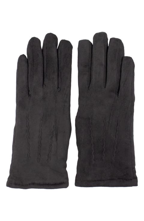 Faux Suede Gloves