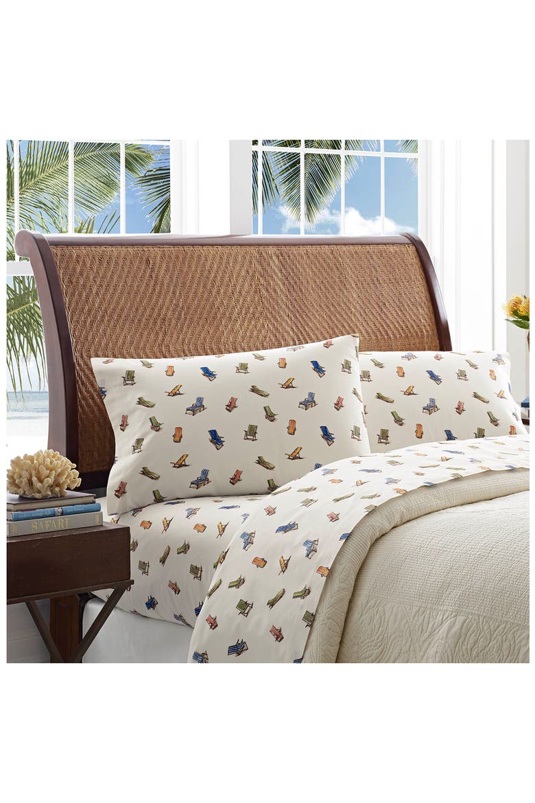 Print 200 Thread Count Sheet Set, Alternate, color, RED MULTI