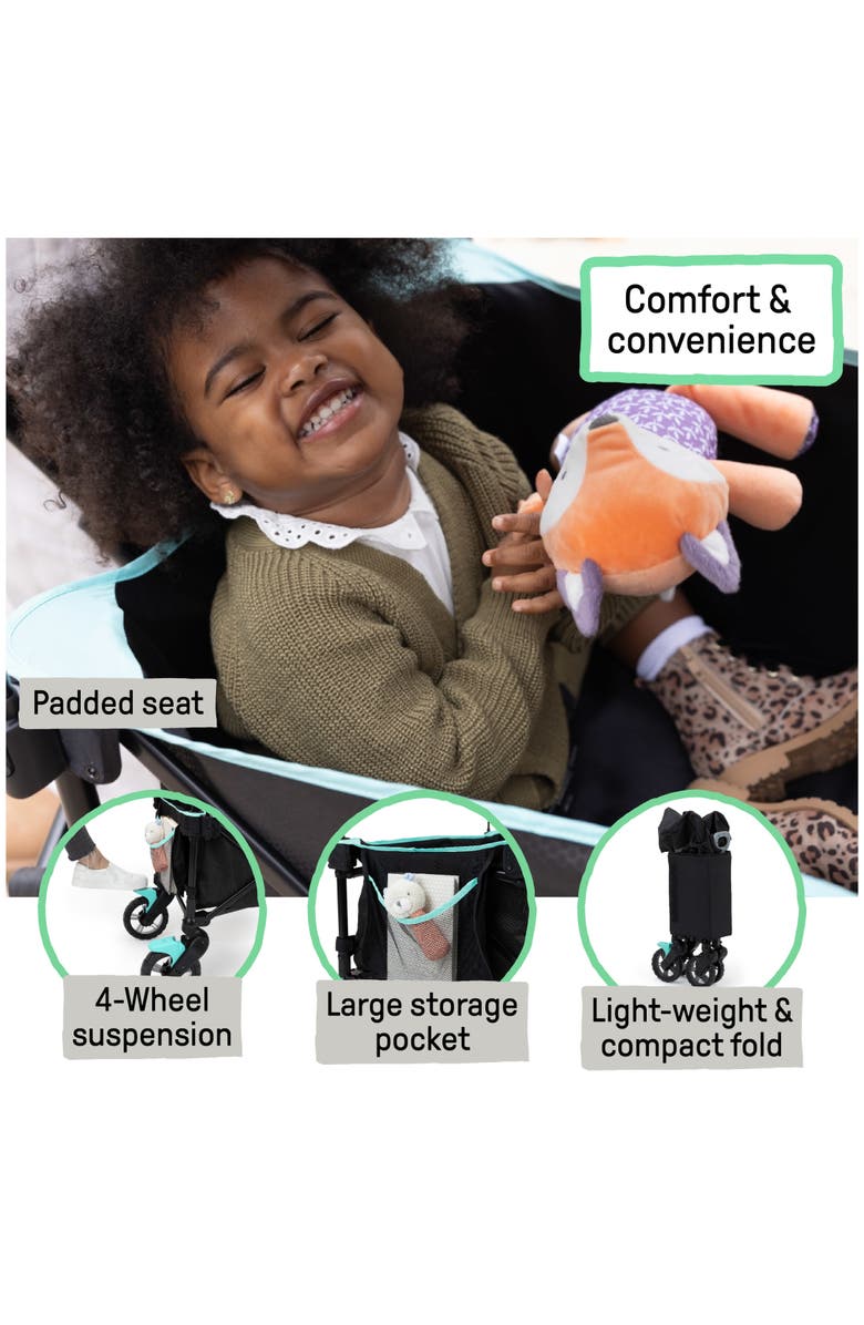 INGENUITY Pop 'N Ride Stroller Wagon, Alternate, color, Black