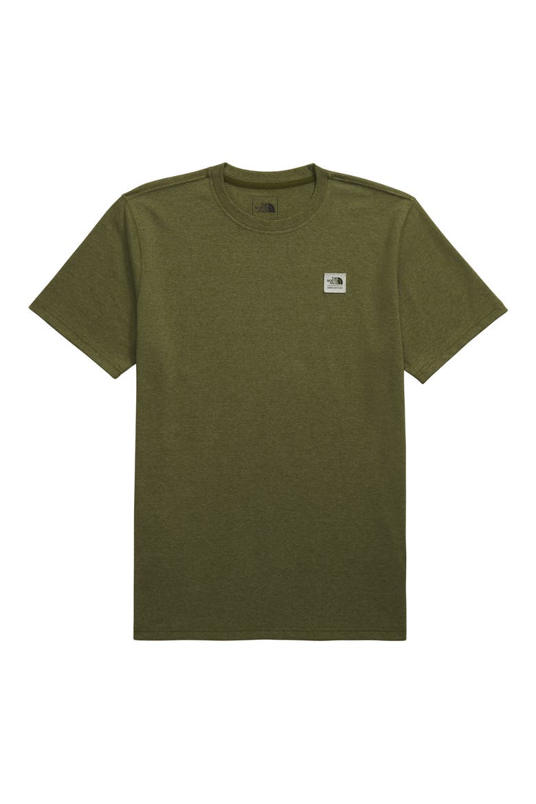 Heritage Patch Heathered T-Shirt, Alternate, color, FOREST OLIVE HEATHER