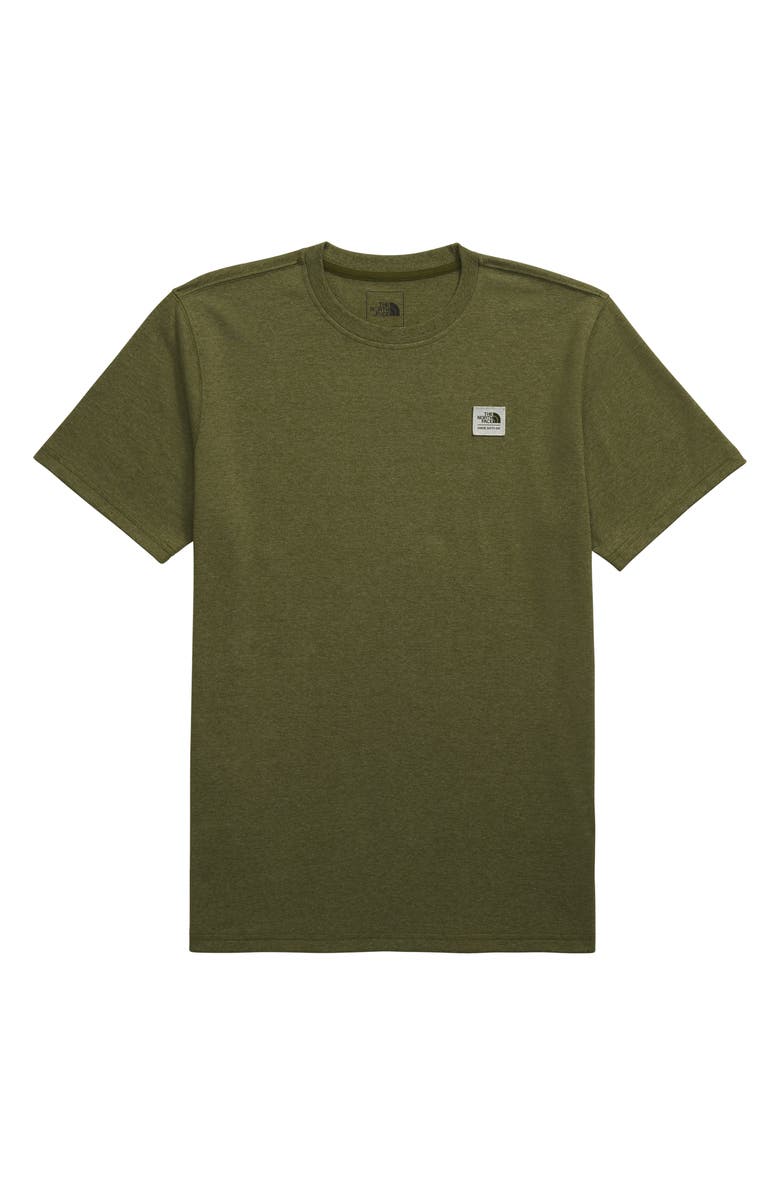 The North Face Heritage Patch Heathered T-Shirt, Alternate, color, 