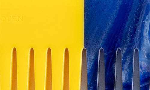 Dries Van Noten Bleu & Yellow Resin Comb