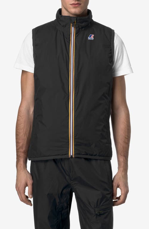 K-Way Le Vrai 4.0 Rouland Warm Water Repellent Vest in Black Pure 