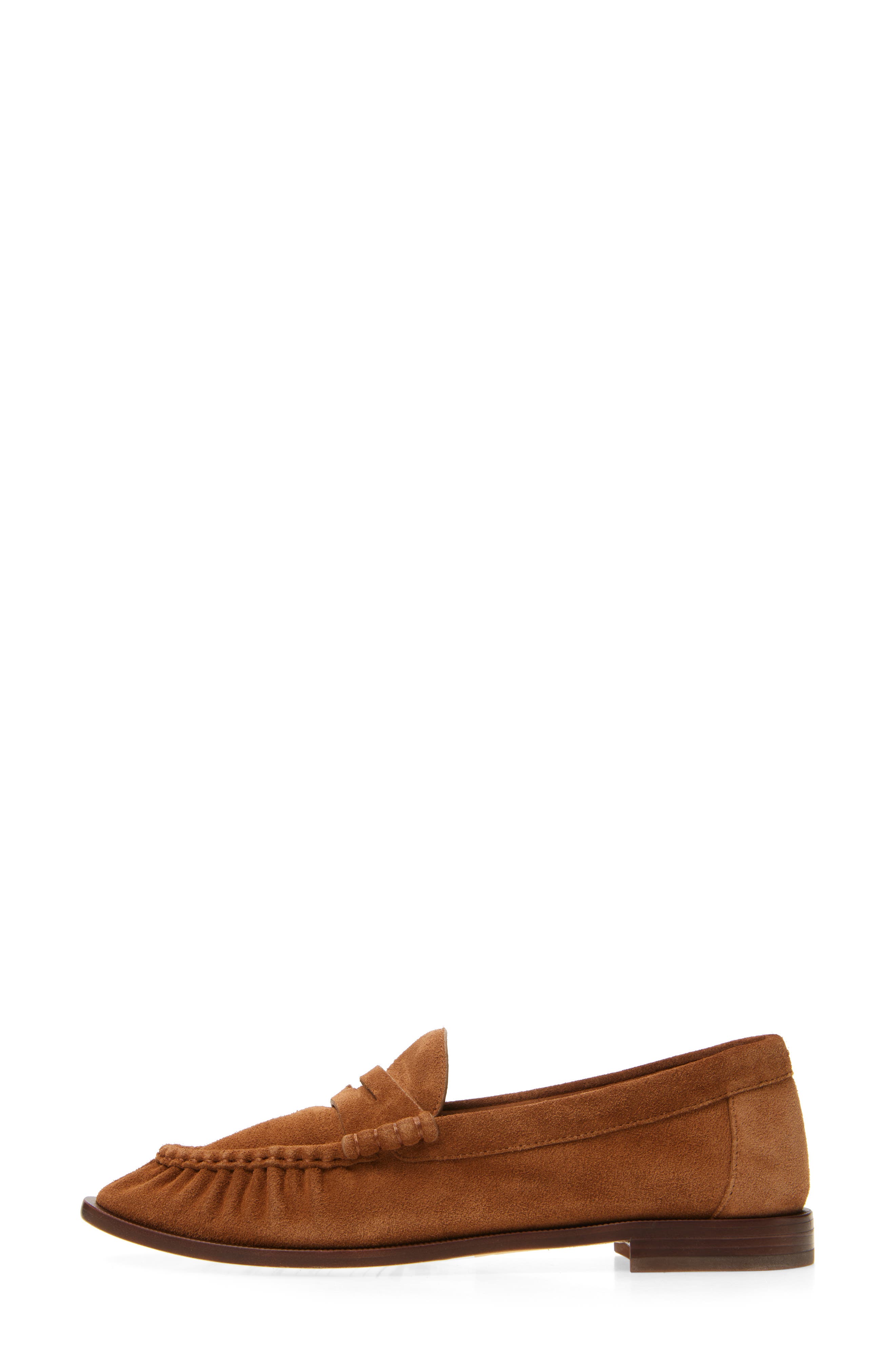 rag & bone Lexi Penny Loafer, Alternate, color, Umber Suede