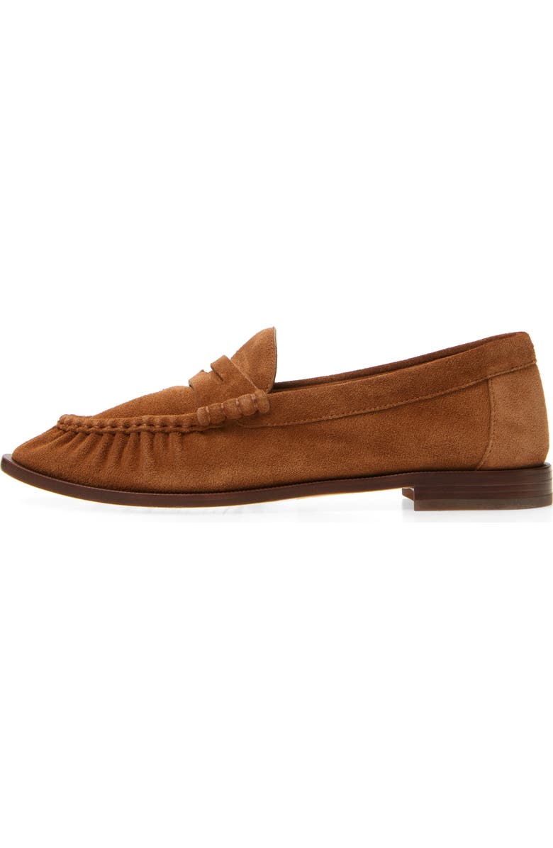 rag & bone Lexi Penny Loafer, Alternate, color, Umber Suede