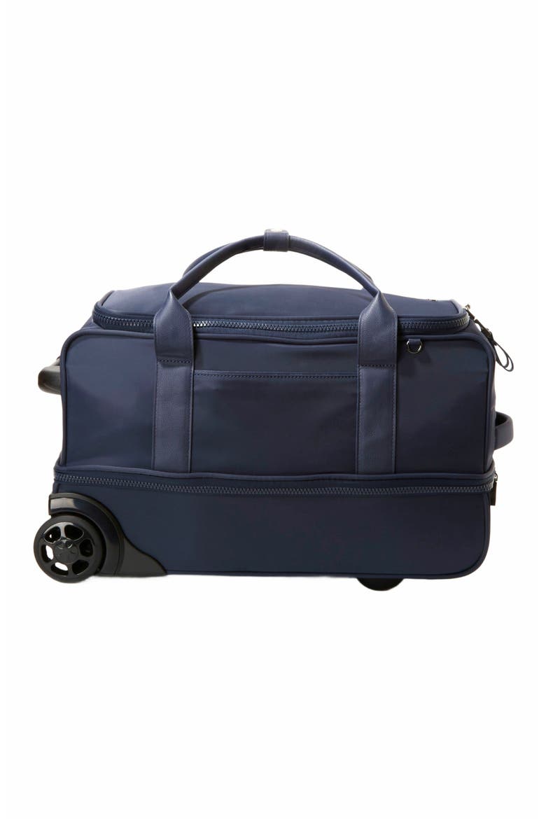 Gramercy Carry-On Travel Roller Duffel Bag, Alternate, color, French Navy