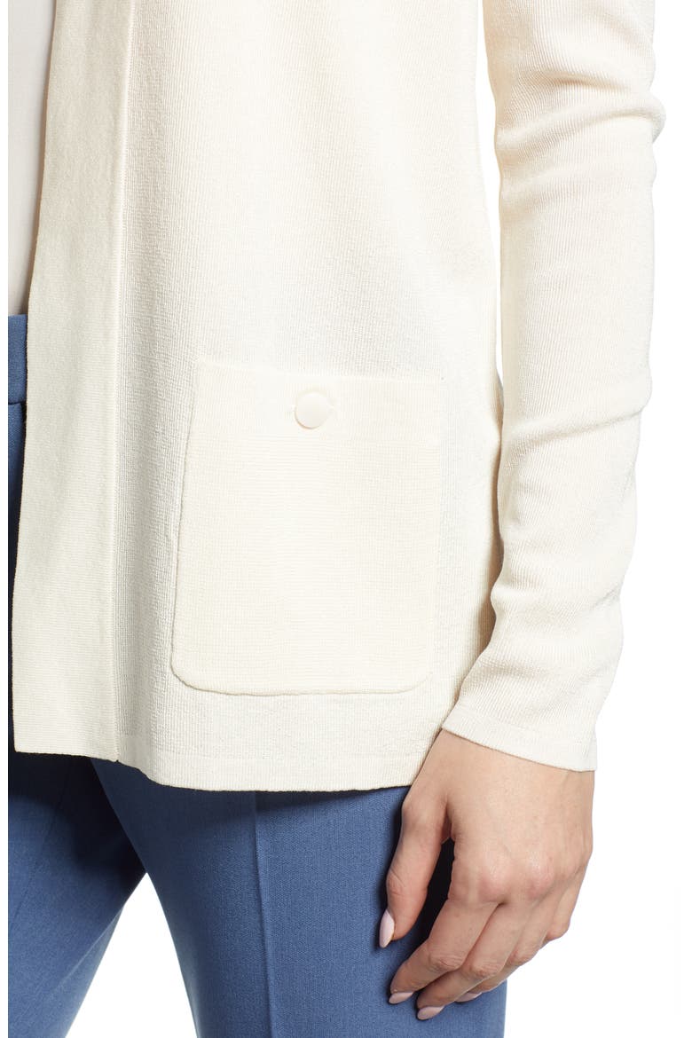 Malibu Cardigan, Alternate, color, ANNE WHITE