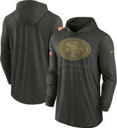 Nike Men's Nike Forest Green San Francisco 49ers 2025 Salute to Service Sideline Dri-FIT Lightweight Hooded Pullover