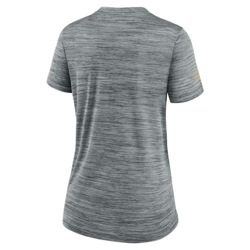 Nike Gray New Orleans Saints Sideline Velocity Dri-fit T-shirt In Gray
