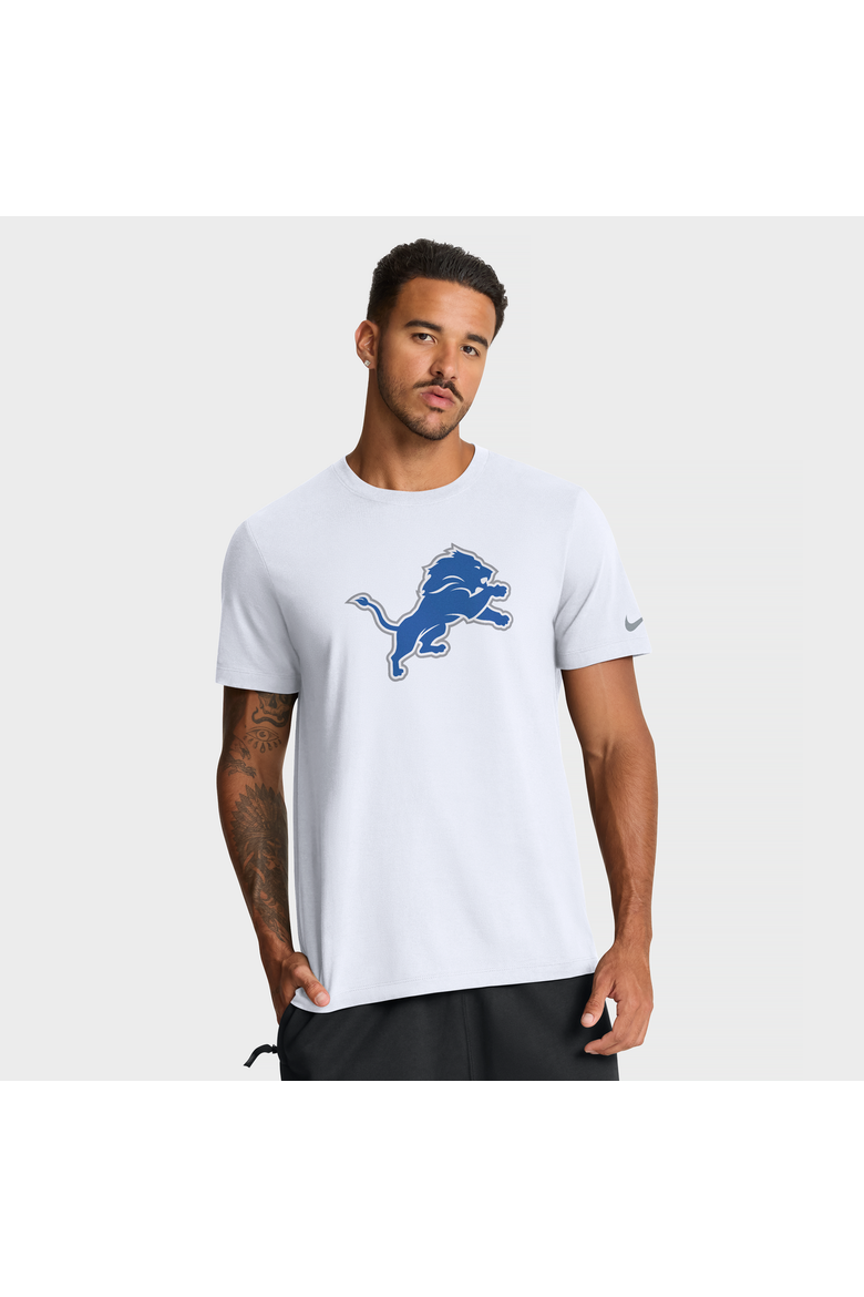 Men's Nike White Detroit Lions Essential Logo T-Shirt, Main, color, White