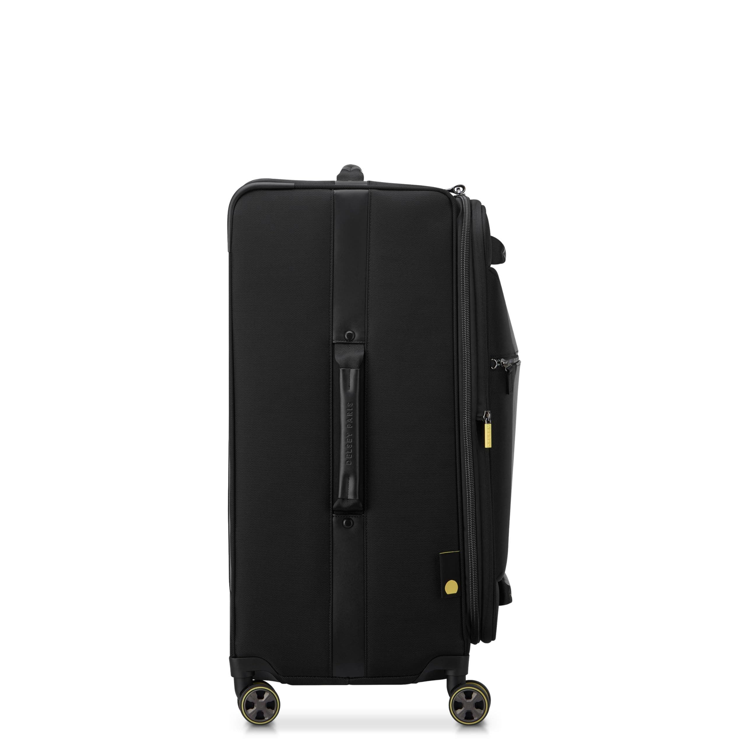 Delsey Paris Wagram 26" Trunk Softside Expandable Luggage with Spinner Wheels, Alternate, color, Black