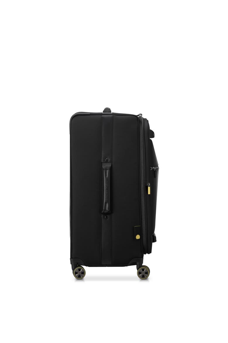 Wagram Softside Expandable 26" Medium Checked Spinner Luggage, Alternate, color, Black