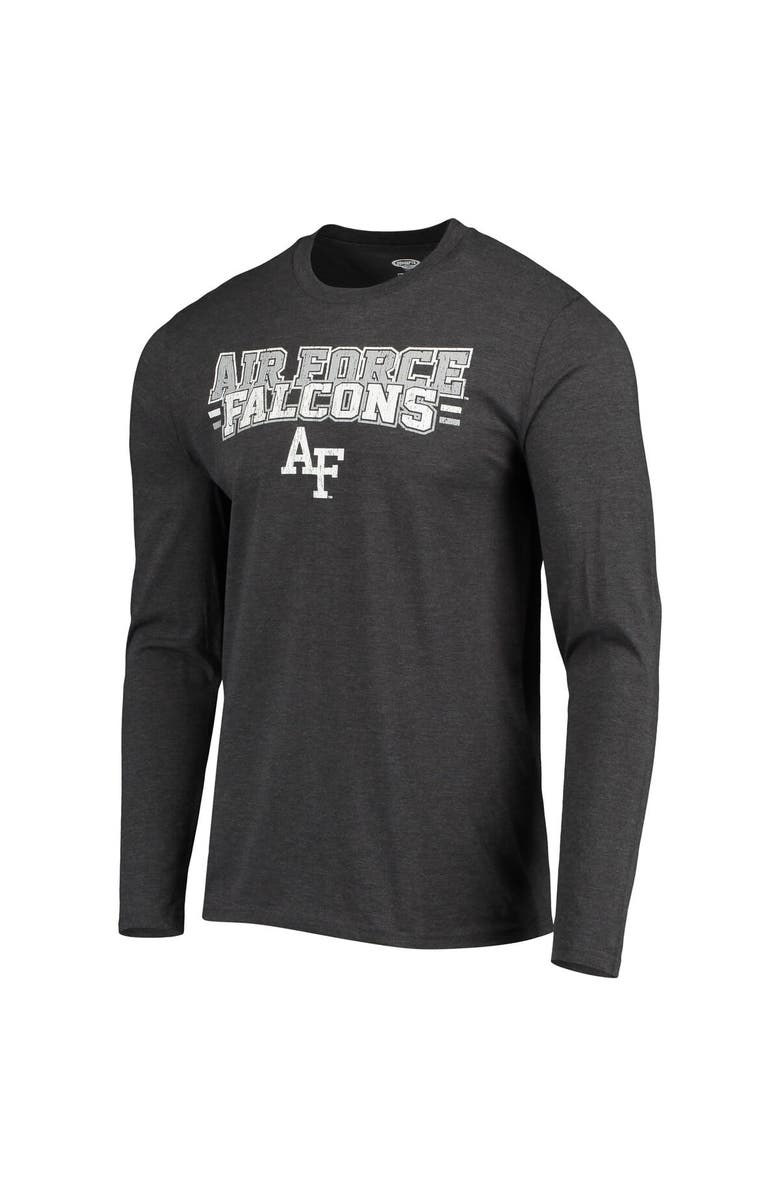 CONCEPTS SPORT Men's Concepts Sport Royal/Heathered Charcoal Air Force Falcons Meter Long Sleeve T-Shirt & Pants Sleep Set, Alternate, color, 