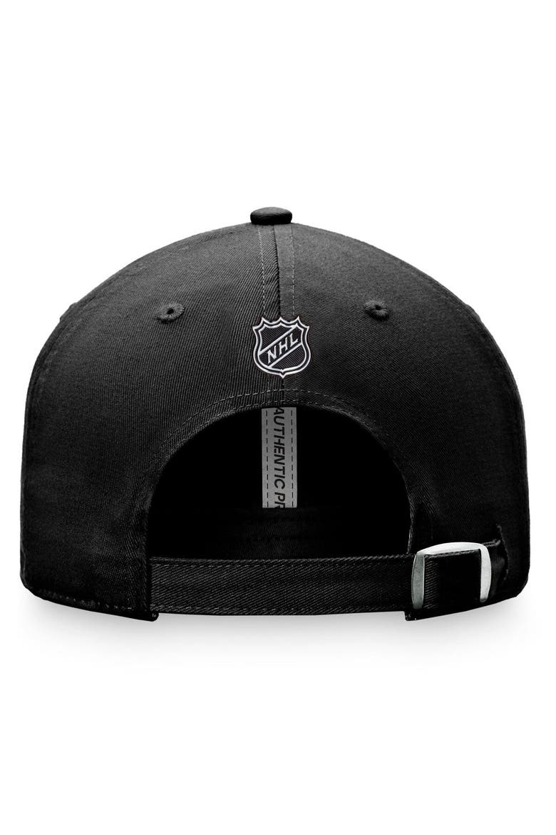 Men's Fanatics Branded Black Anaheim Ducks Authentic Pro Rink Adjustable Hat, Alternate, color, Black