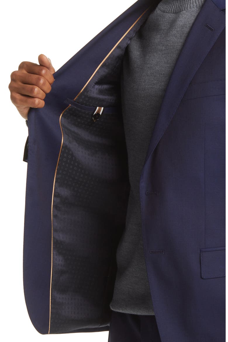 Huge Solid Wool Suit, Alternate, color, DK BU