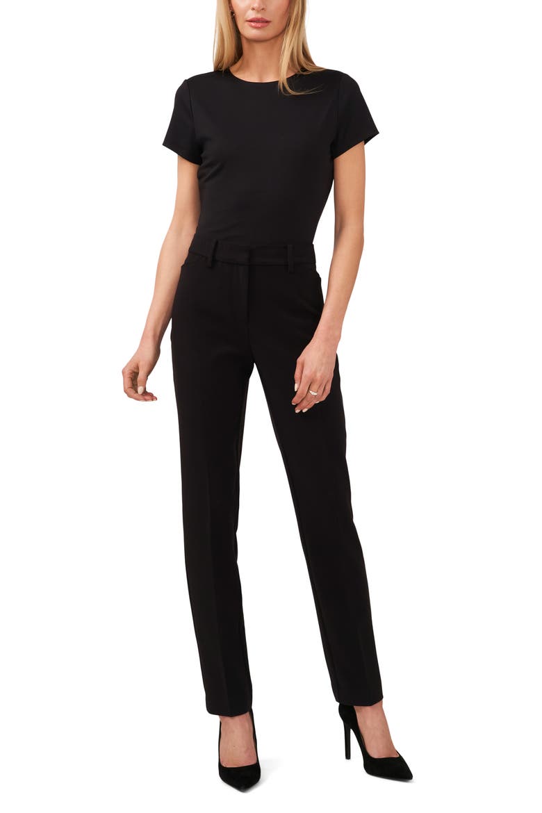 Essential Compression T-Shirt, Alternate, color, RICH BLACK