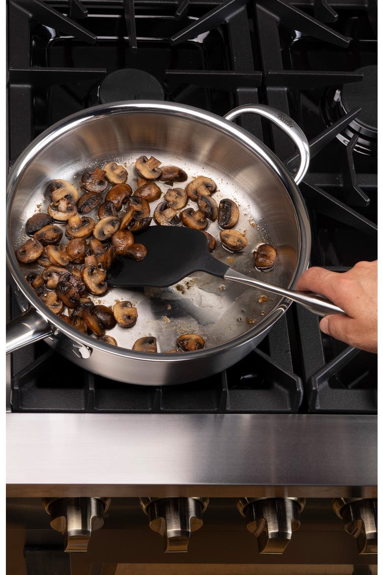 Essential™ silicone wok turner, Alternate, color, Metallic Silver