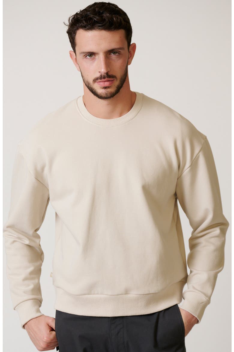 Zen Crewneck, Main, color, Mushroom
