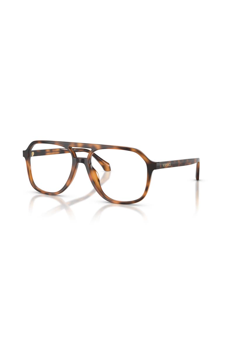 55mm Square optical glasses, Main, color, Brown